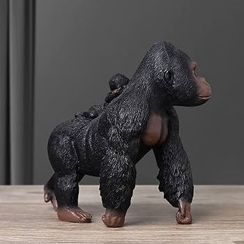 大きなゴリラのオブジェ 置物 インテリア ユニーク 143-141 ゴリラ 91cm オブジェ 特大 置物 コング オーナメント リアル